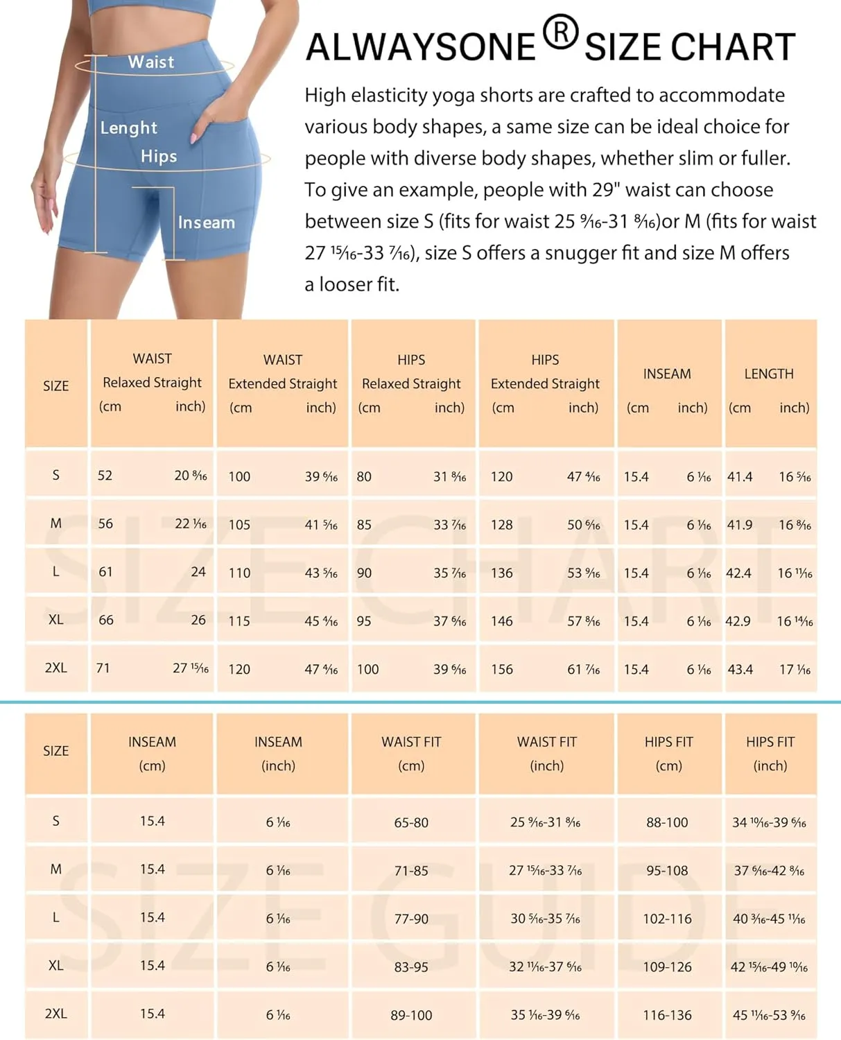 ALWAYSONE Biker Shorts Women Non See Through Yoga Shorts Tummy Control Workout Shorts Gym Shorts Athletic Shorts