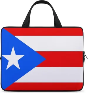 American Samoa Flag 15-15.6 Inch Laptop Case, Slim Neoprene Sleeve with Handle for Computer