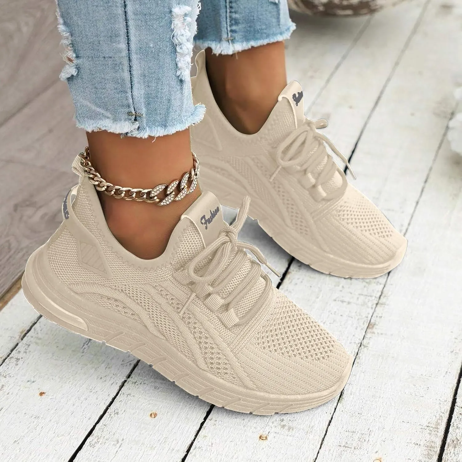 Arch Support Versatile Sneakers for Women Non Slip Athletic Fashion Casual Sneakers Minimalist Zero Drop Shoe