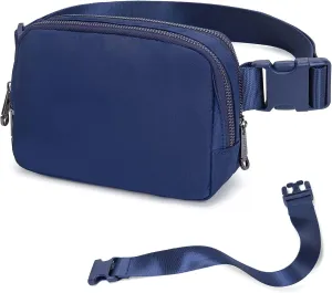 AROME Mini Belt Bag for Women, Fashion Waist Packs Fanny Pack Crossbody Bags with Strap Extender for Women Men, Waterproof Waist Bag Hip Bum Bag for Casual Travel Running Hiking Outdoor Sports
