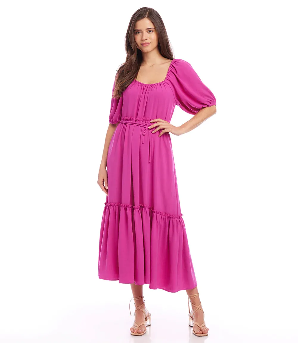 Barbara Berry Puff Sleeve Dress - Karen Kane 2L09605