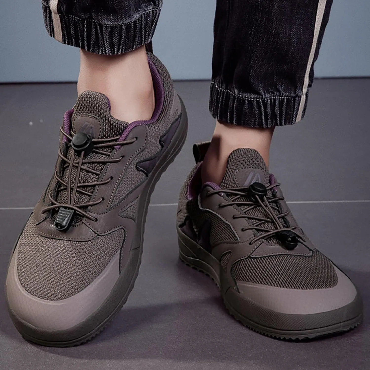 Barefoot Shoes Women Mesh Breathable Lightweigh Casual Shoes Slip On Walking Shoes Non Slip Running Shoes
