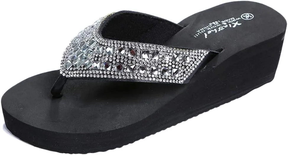 Beach Flip Flops Women Comfortable Beach Thong Sandals with Arch Support Women's Walking Sandal Womens Sandal