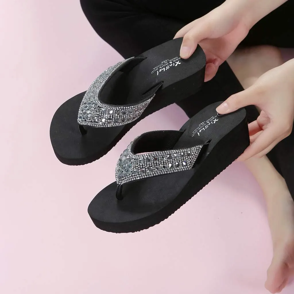Beach Flip Flops Women Comfortable Beach Thong Sandals with Arch Support Women's Walking Sandal Womens Sandal