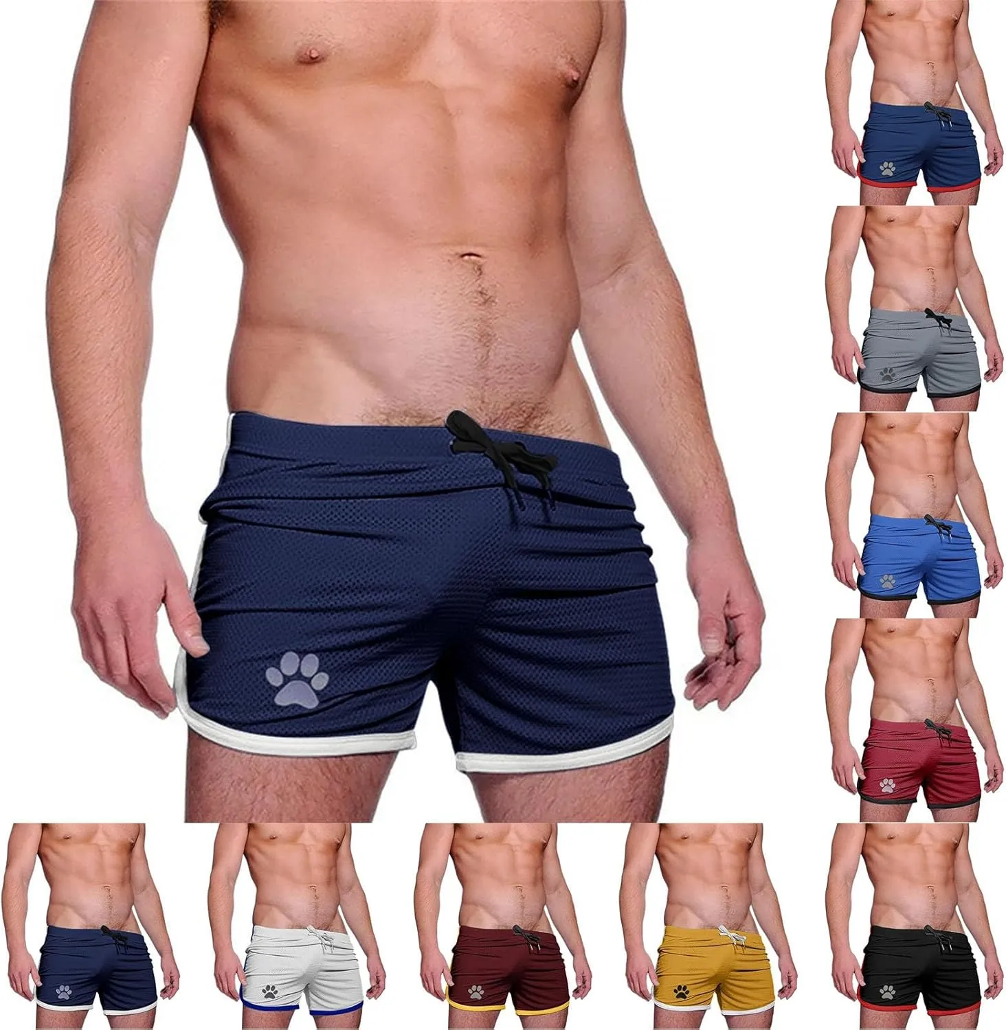 BIFUTON Mens Running Shorts 3 Inch Inseam Gym Athletic Shorts Breathable Workout Shorts Lightweight Board Shorts Men's Shorts