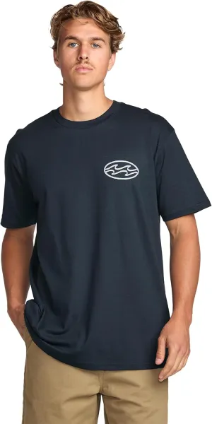 Billabong Men's Crayon Wave Premium Tee Soft Cotton Short Sleeve T-Shirt (S-XXL)