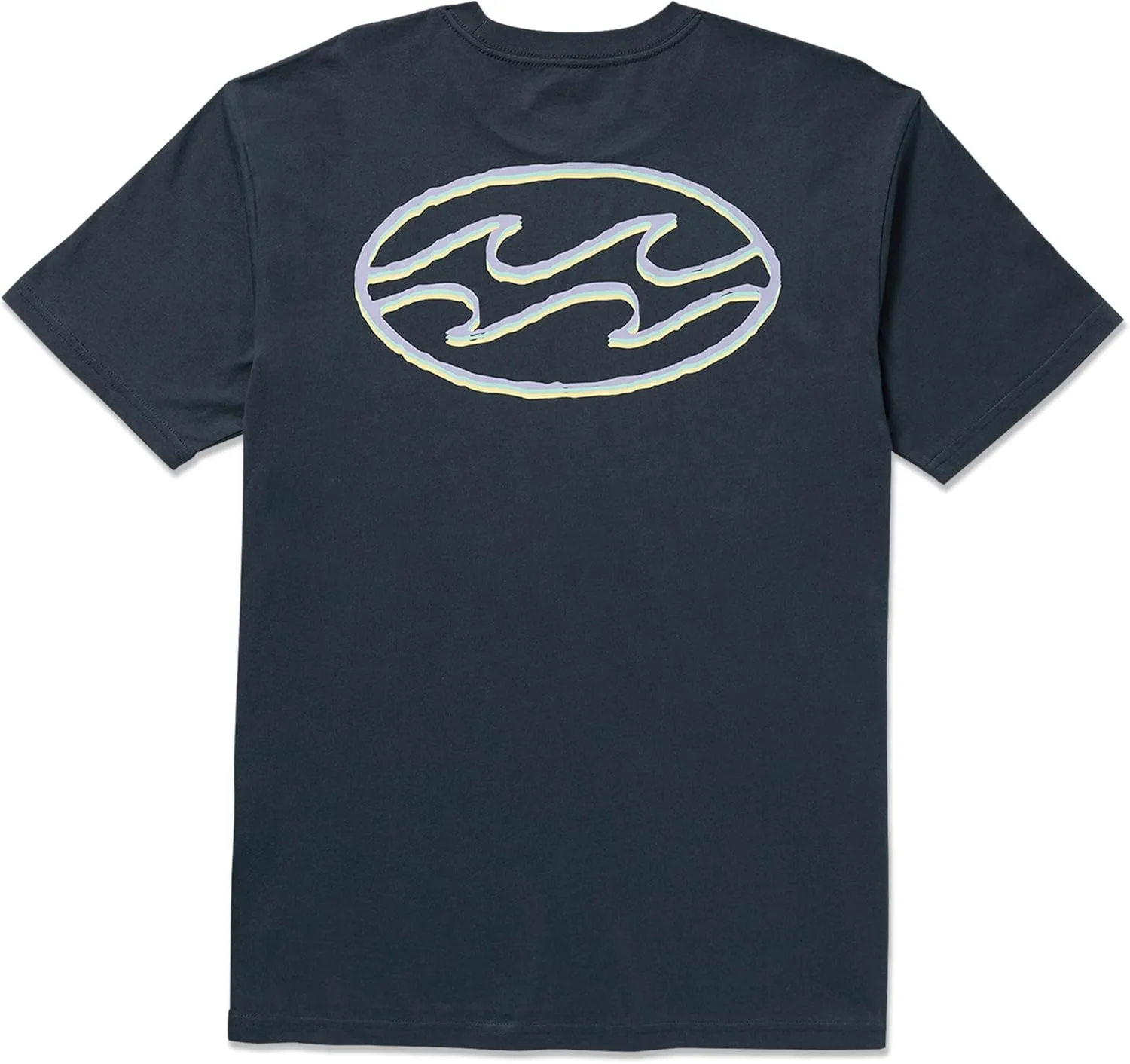 Billabong Men's Crayon Wave Premium Tee Soft Cotton Short Sleeve T-Shirt (S-XXL)