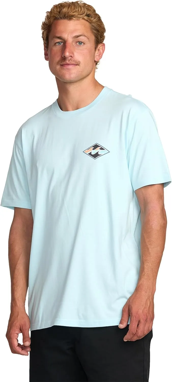 Billabong Men's Crayon Wave Premium Tee Soft Cotton Short Sleeve T-Shirt (S-XXL)