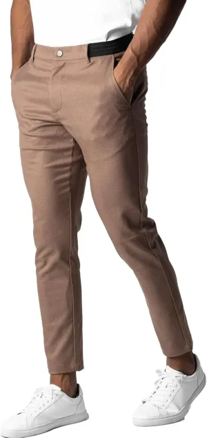 Bizgent Chinos Pants Men Slim Fit Casual Pants for Men Trousers Loose Fit Straight Legs Elastic Active Chinos Pants