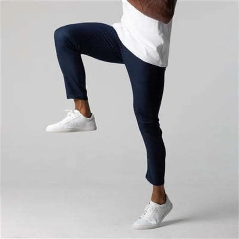 Bizgent Chinos Pants Men Slim Fit Casual Pants for Men Trousers Loose Fit Straight Legs Elastic Active Chinos Pants