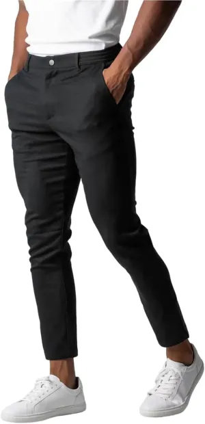 Bizgent Chinos Pants Men Slim Fit Casual Pants for Men Trousers Loose Fit Straight Legs Elastic Active Chinos Pants