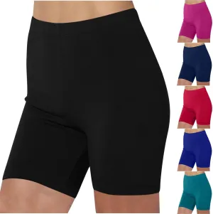 BOXIACEY Biker Shorts Women High Waisted Compression Yoga Shorts Workout Running Biker Shorts Athletic Biker Shorts