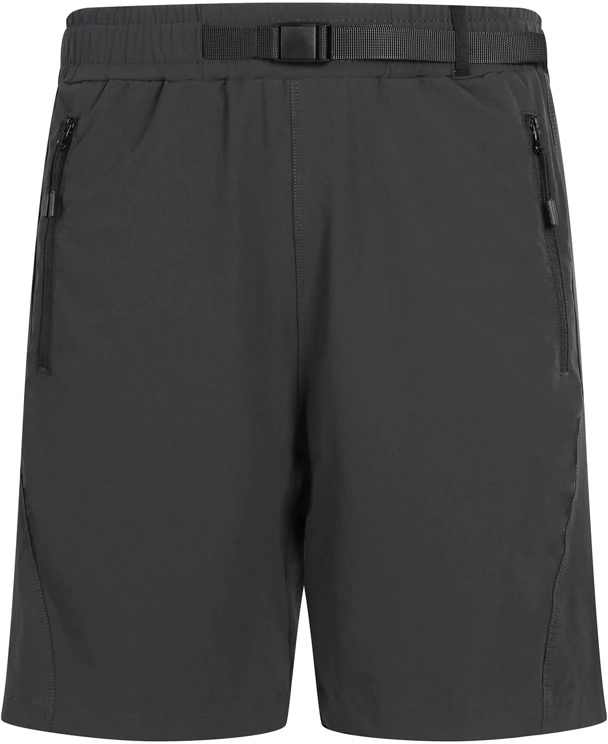 Chino Shorts Men Slim Fit Athletic Shorts Fitness Gym Shorts Men Summer Zipper Pockets Shorts Trendy Buckle Belted