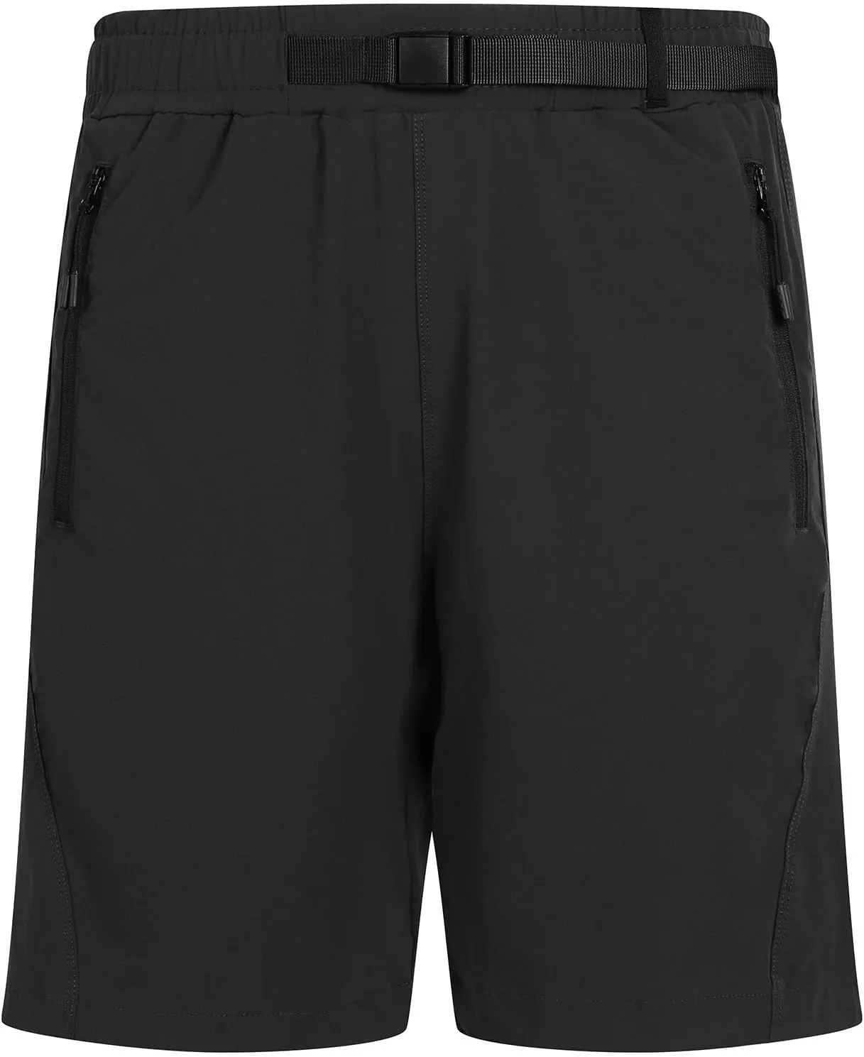 Chino Shorts Men Slim Fit Athletic Shorts Fitness Gym Shorts Men Summer Zipper Pockets Shorts Trendy Buckle Belted