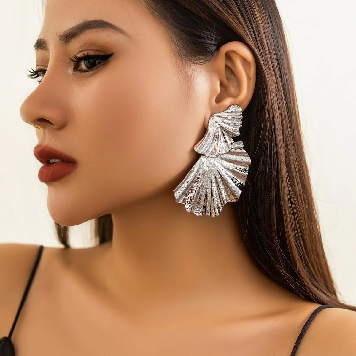 Chunky Gold Dangle Earrings - Large Statement Earrings in Teardrop, Ball, Circle & Heart Shapes - Trendy Fashion Jewelry