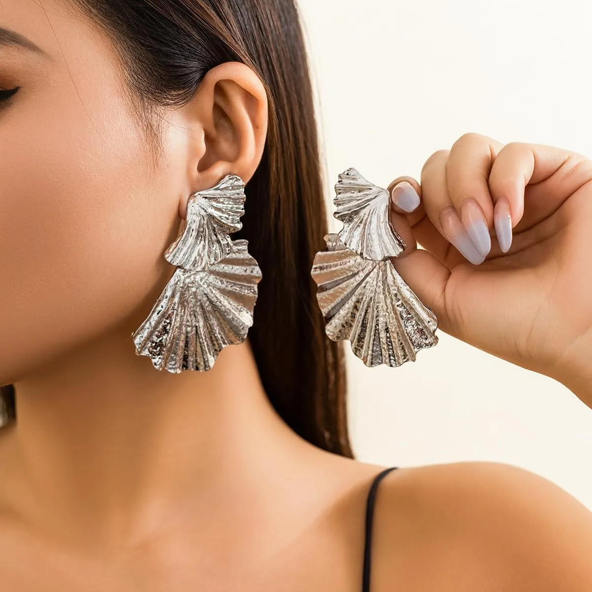 Chunky Gold Dangle Earrings - Large Statement Earrings in Teardrop, Ball, Circle & Heart Shapes - Trendy Fashion Jewelry