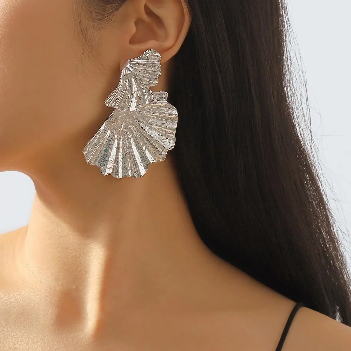 Chunky Gold Dangle Earrings - Large Statement Earrings in Teardrop, Ball, Circle & Heart Shapes - Trendy Fashion Jewelry