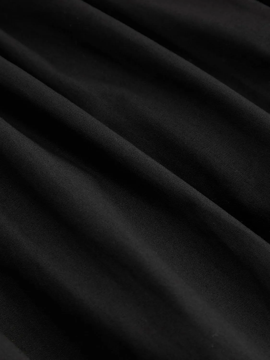 CIDER Skirts for Women Cotton Maxi Skirt Mid Waist Solid Ruffle Long A Line Skirts Casual Elegant Flowy