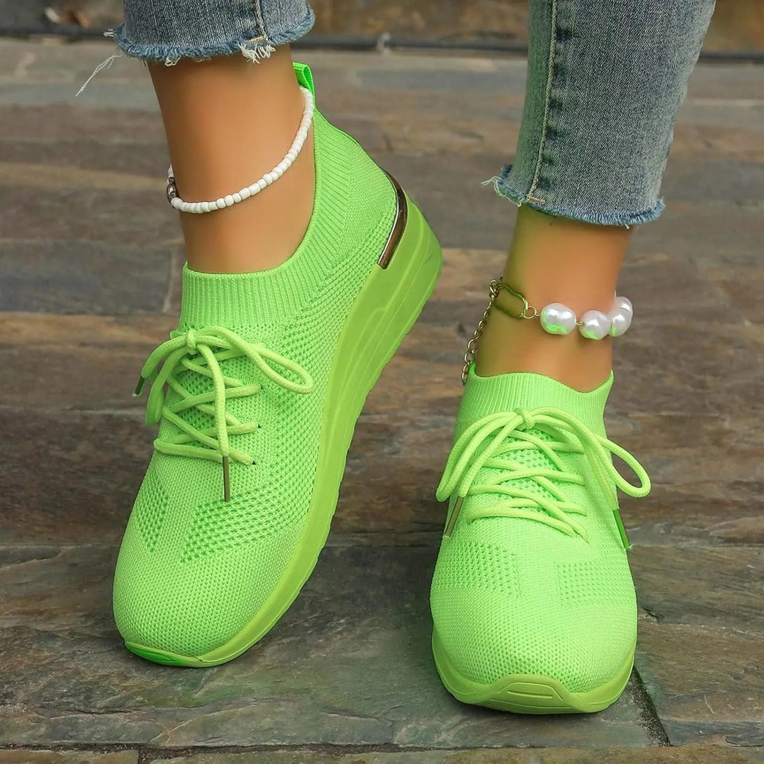 Comfort Lightweight Breathable Sneakers for Women Adjustable Barefoot Diabetic Shoes Lightweight Workout Shoe