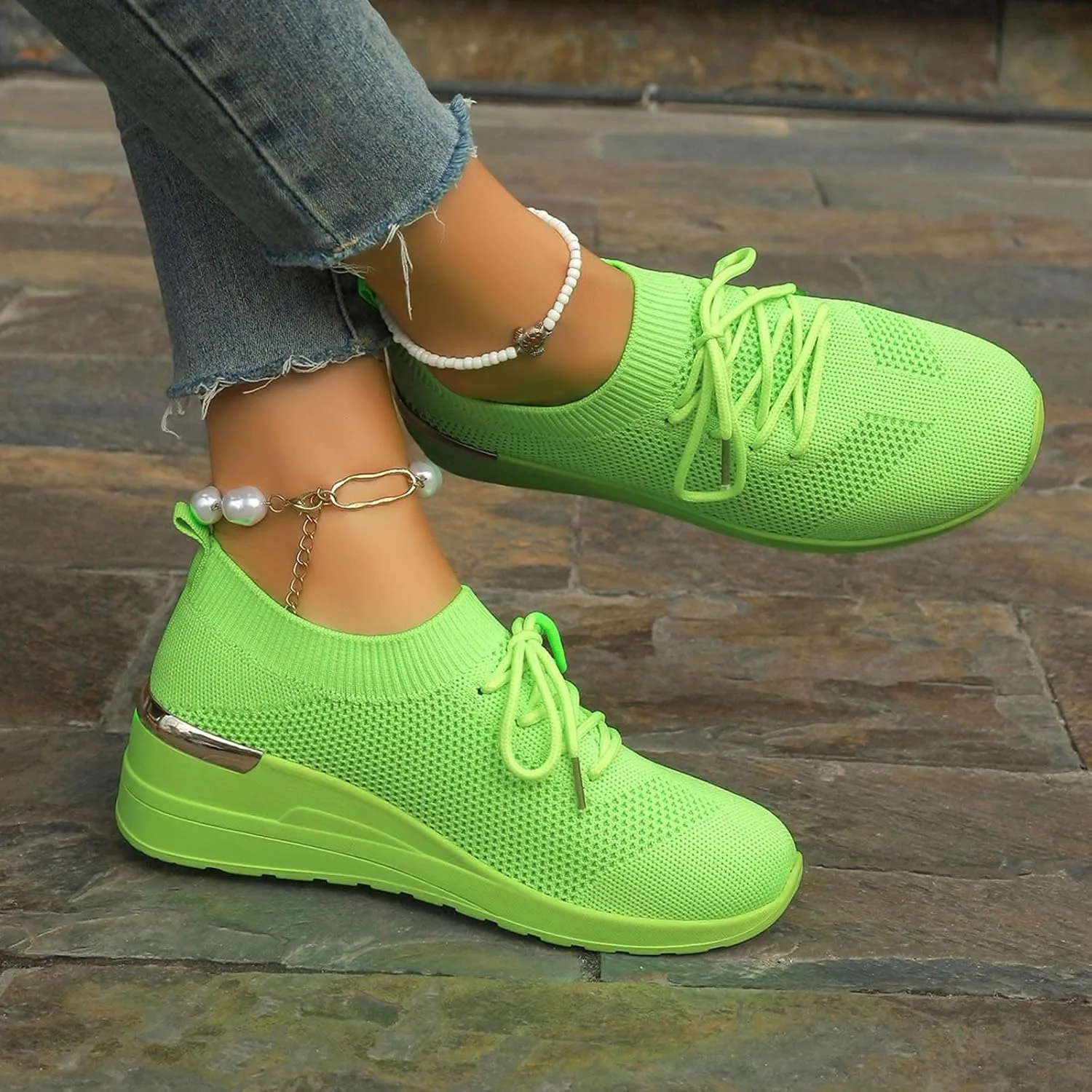 Comfort Lightweight Breathable Sneakers for Women Adjustable Barefoot Diabetic Shoes Lightweight Workout Shoe