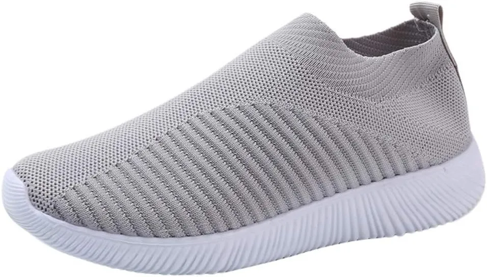 Comfortable Orthopedic Shoes for Women, Casual Sports Women Wide Width Breathable Walking Comfortable Slip on Sneakers, Non Slip Lightweight Shoes Arch Support Sneakers