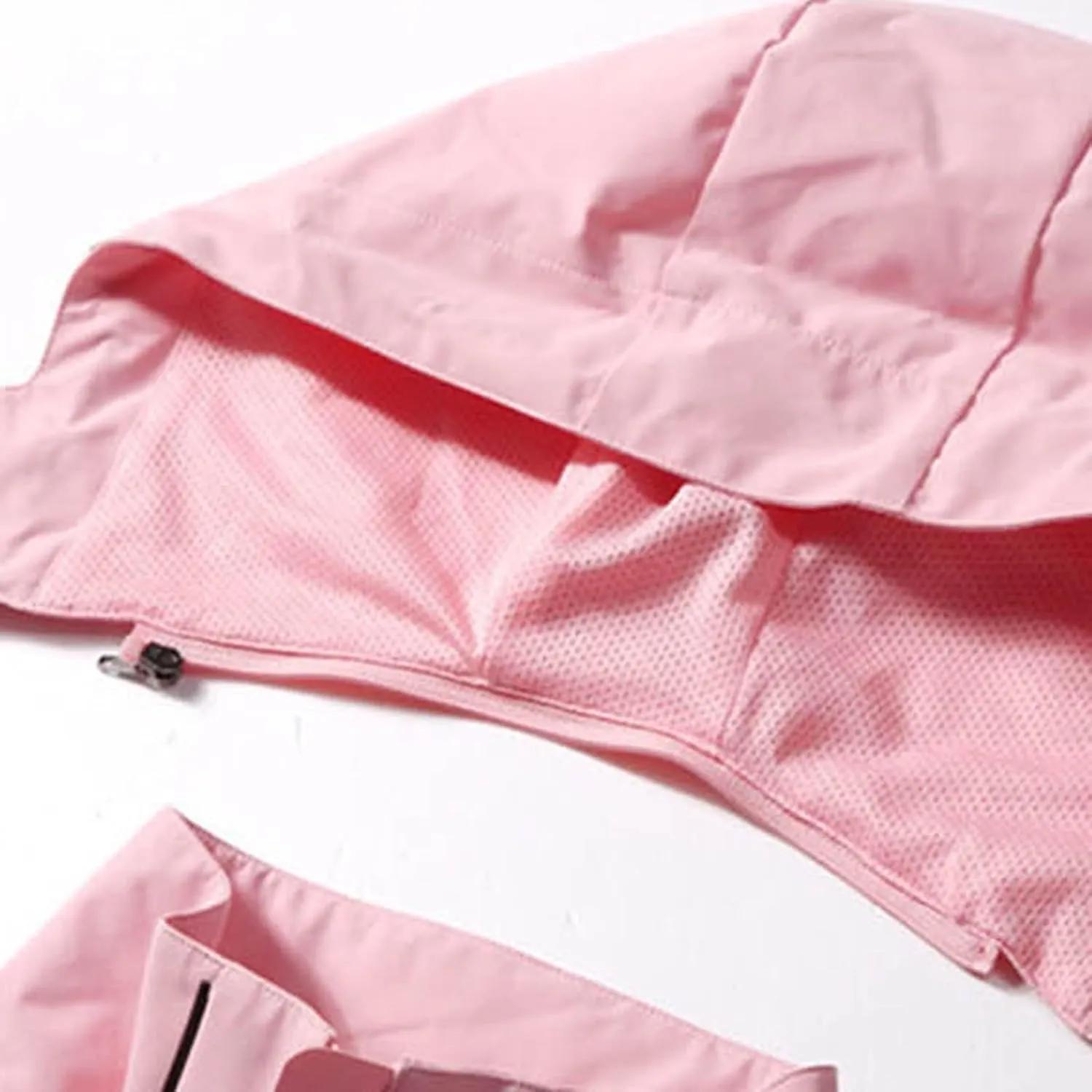 cooki Rain Coat Women with Hood Waterproof Windbreaker Lightweight Raincoats Travel Rain Jacket Breathable Trench Coat
