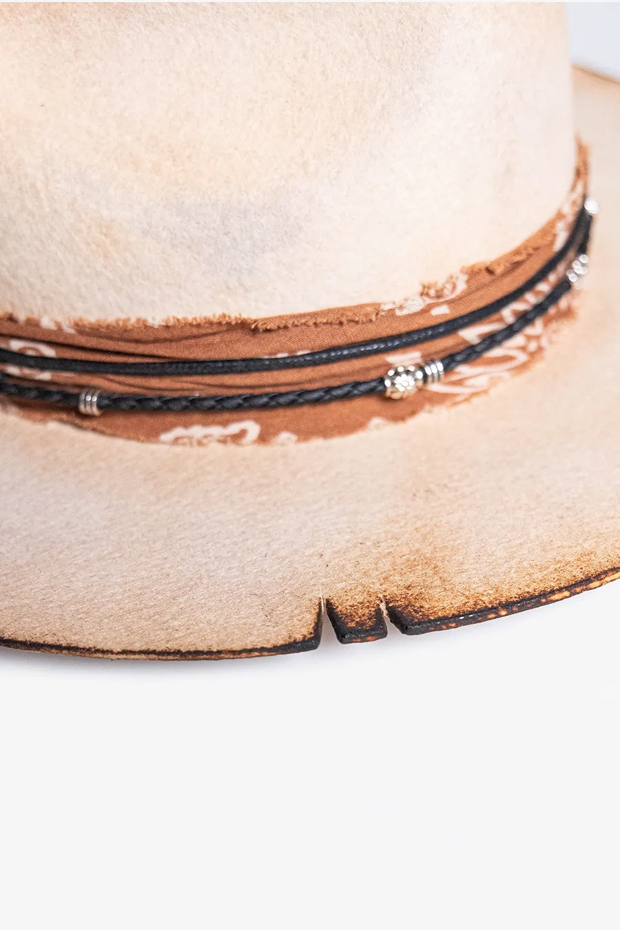 CORNELL FEDORA HAT | BURNT BONE