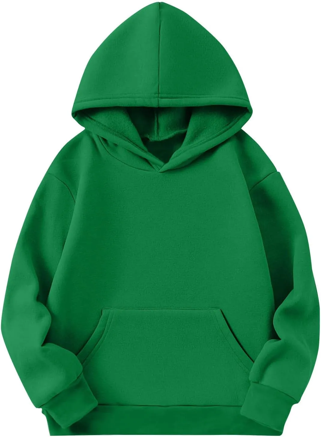 Cute Hoodies for Teen Girls Oversized Long Sleeve Fleece Hooded Sweatshirt Trendy Casual Solid Pocket Pullover Tops