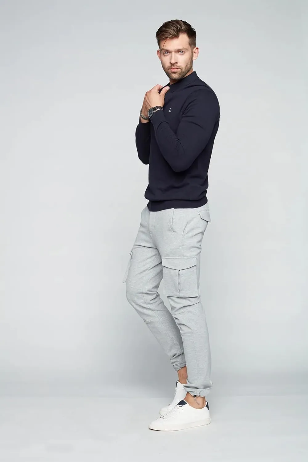 Dean - Slim Fit Cargo Chinos (Convertible Joggers)