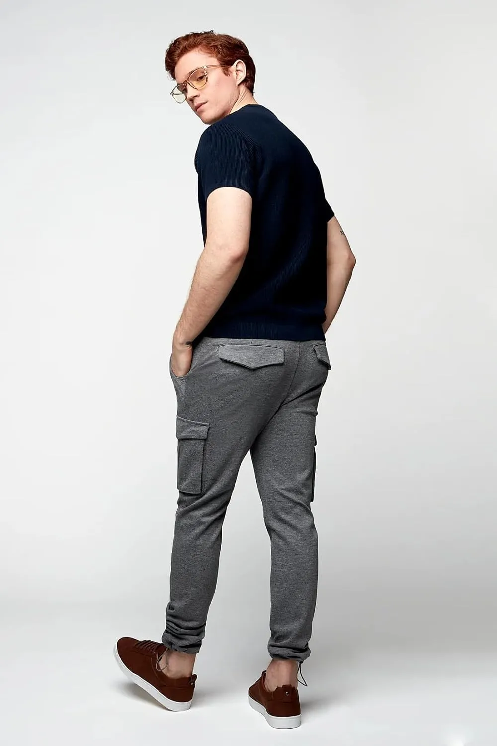 Dean - Slim Fit Cargo Chinos (Convertible Joggers)