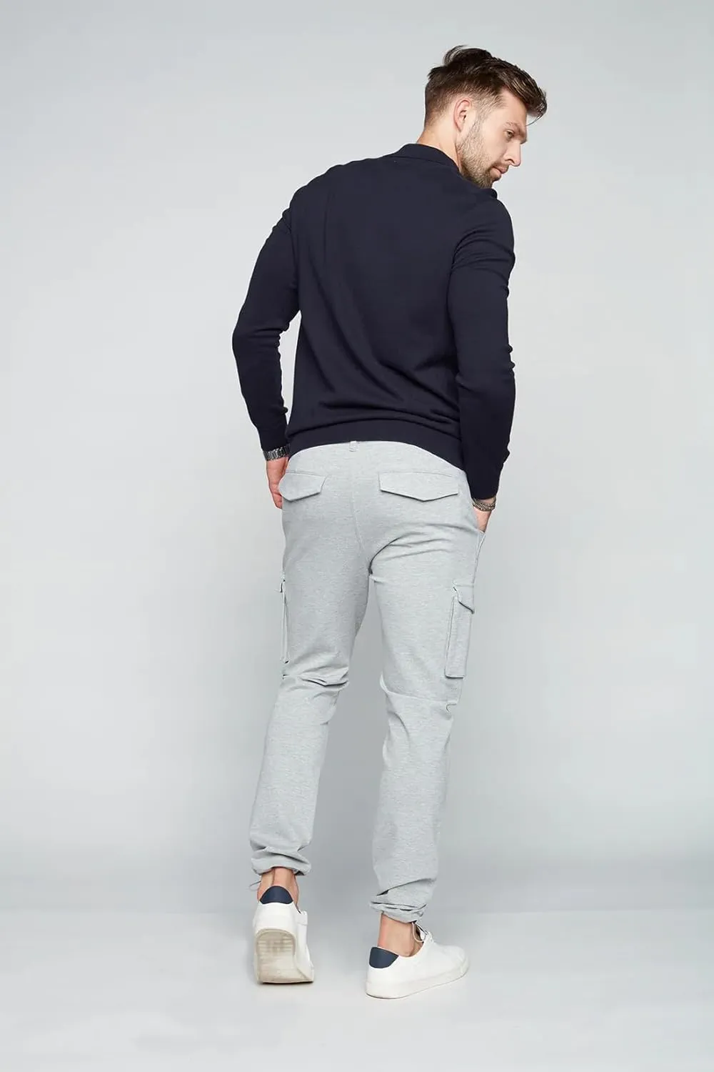 Dean - Slim Fit Cargo Chinos (Convertible Joggers)