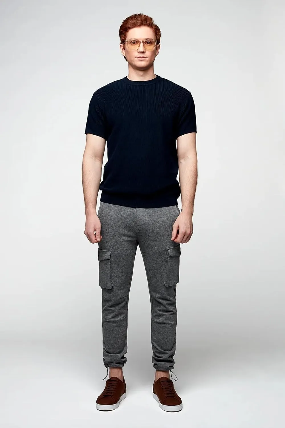 Dean - Slim Fit Cargo Chinos (Convertible Joggers)