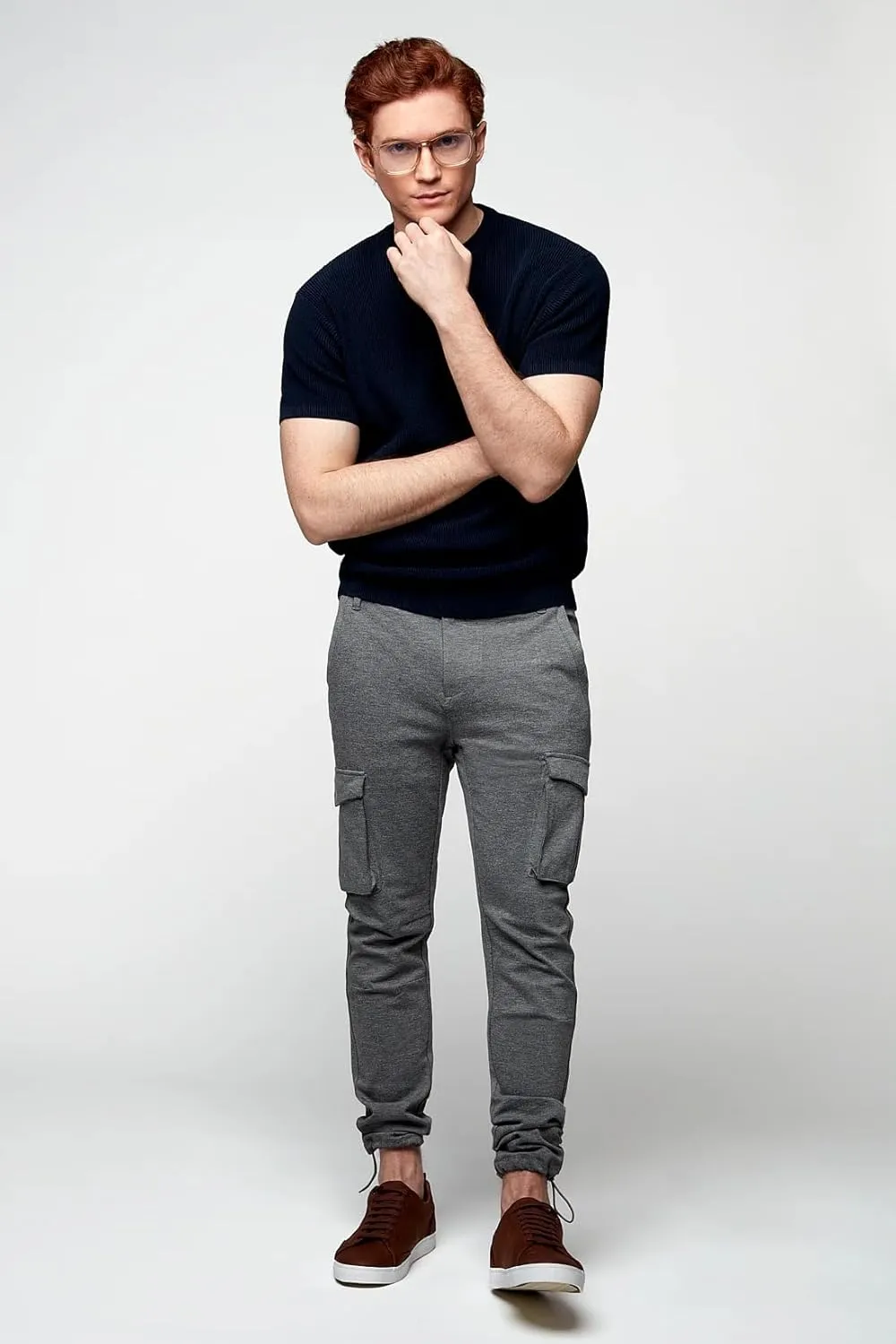 Dean - Slim Fit Cargo Chinos (Convertible Joggers)