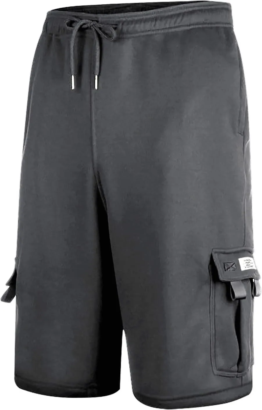 Dgoopd Cargo Shorts for Men Summer Sweat Shorts Drawstring Elastic Waist Shorts Casual Beach Shorts Athletic Gym Shorts 2025