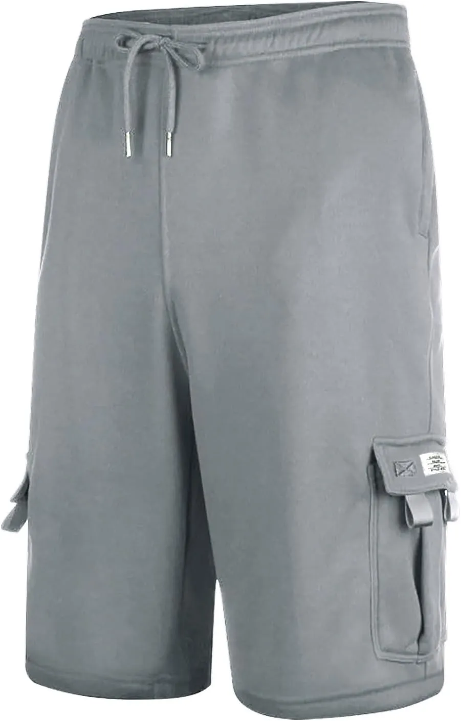 Dgoopd Cargo Shorts for Men Summer Sweat Shorts Drawstring Elastic Waist Shorts Casual Beach Shorts Athletic Gym Shorts 2025