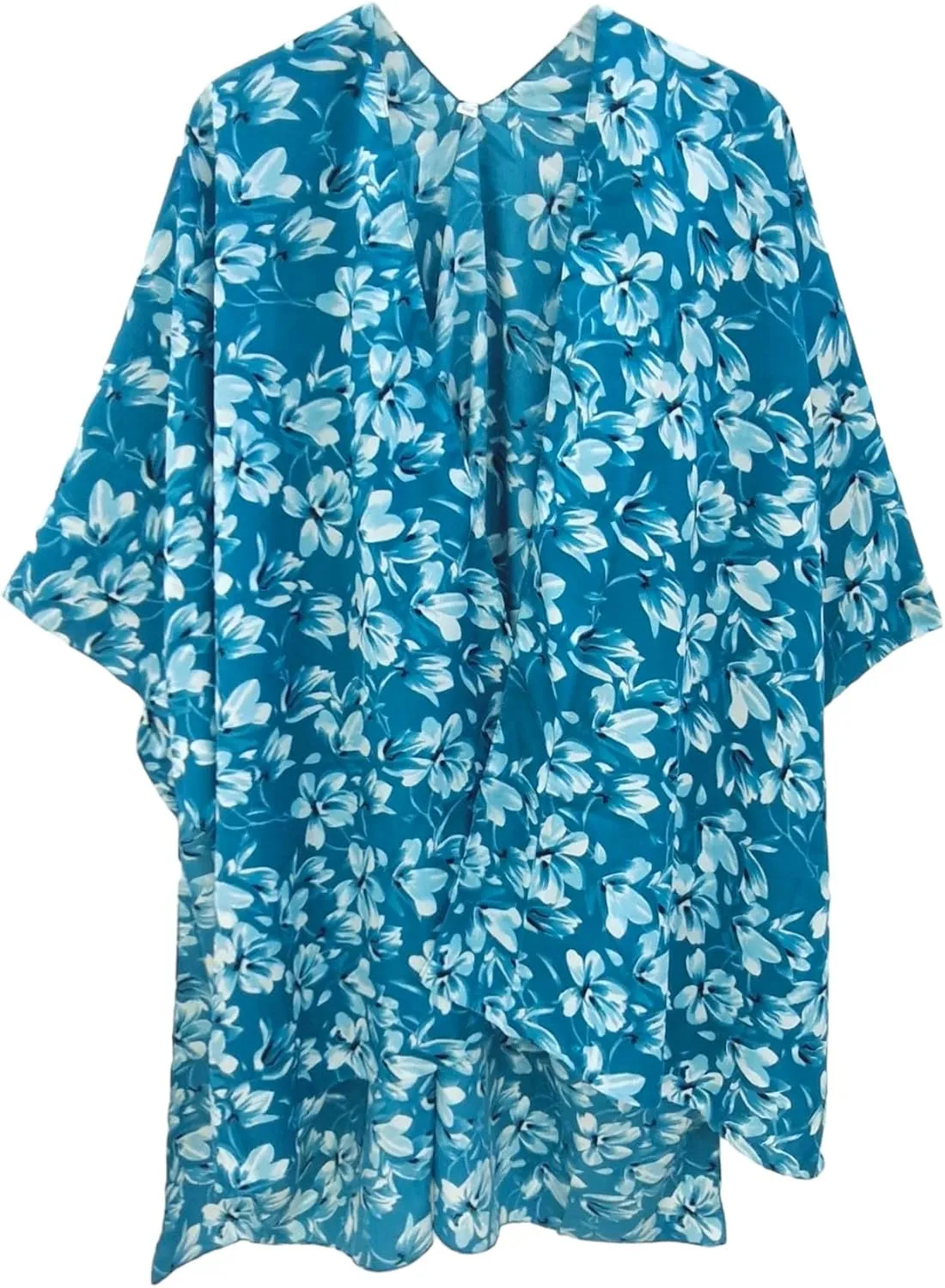 Elu  Women's Beach Cover up Swimsuit Kimono Cardigan Casual Tops with Bohemian Floral Print