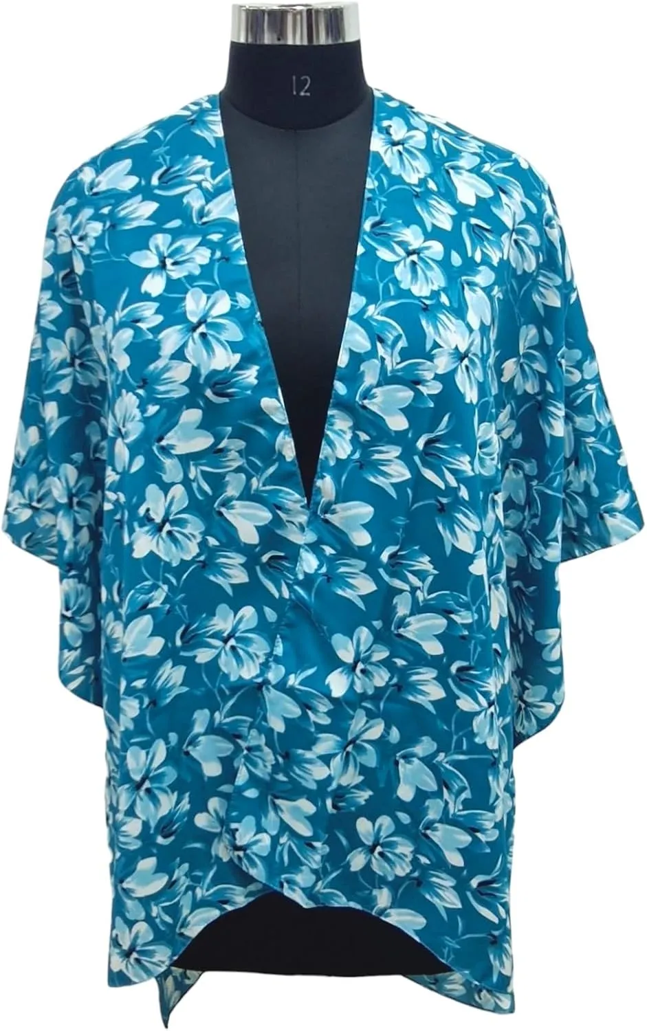 Elu  Women's Beach Cover up Swimsuit Kimono Cardigan Casual Tops with Bohemian Floral Print