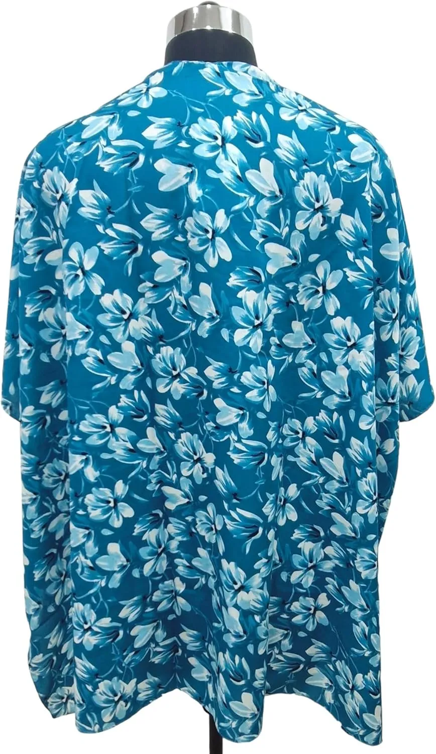 Elu  Women's Beach Cover up Swimsuit Kimono Cardigan Casual Tops with Bohemian Floral Print