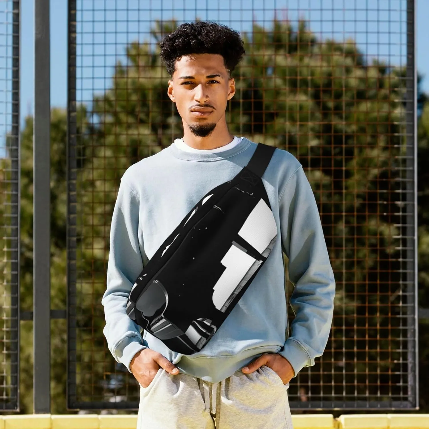 Fanny Pack for Men Women Piano Belt Bag with Adjustable Strap Fashion Waist Bag Waist Pack for Travel