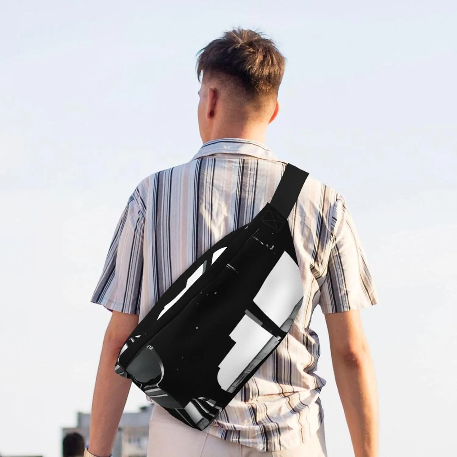 Fanny Pack for Men Women Piano Belt Bag with Adjustable Strap Fashion Waist Bag Waist Pack for Travel