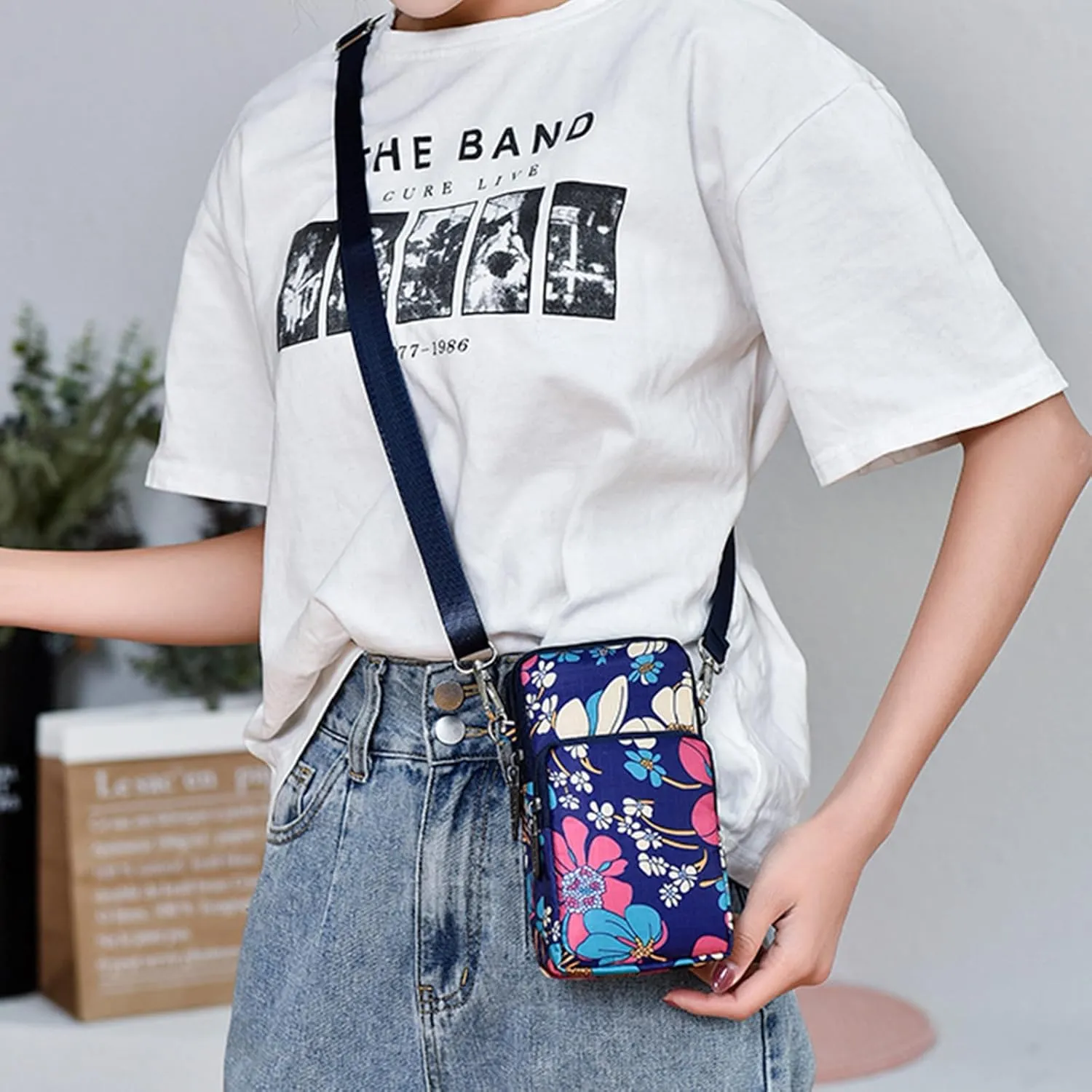 Fanny Packs for Women Cross Body Shoulder Bags with Zipper Pocket Adjustable Strap Backpack Diaper Bag(A)