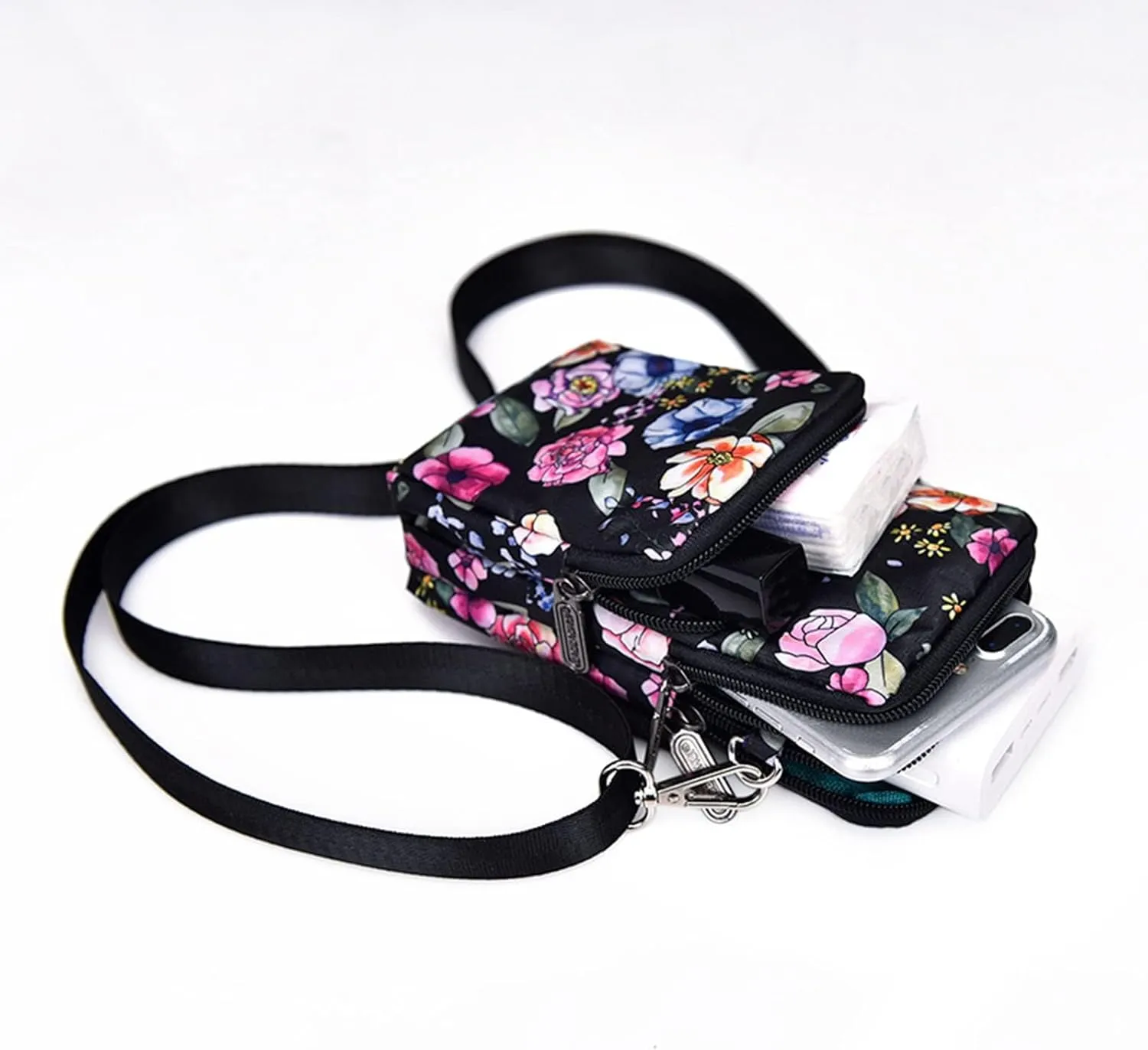 Fanny Packs for Women Cross Body Shoulder Bags with Zipper Pocket Adjustable Strap Backpack Diaper Bag(A)