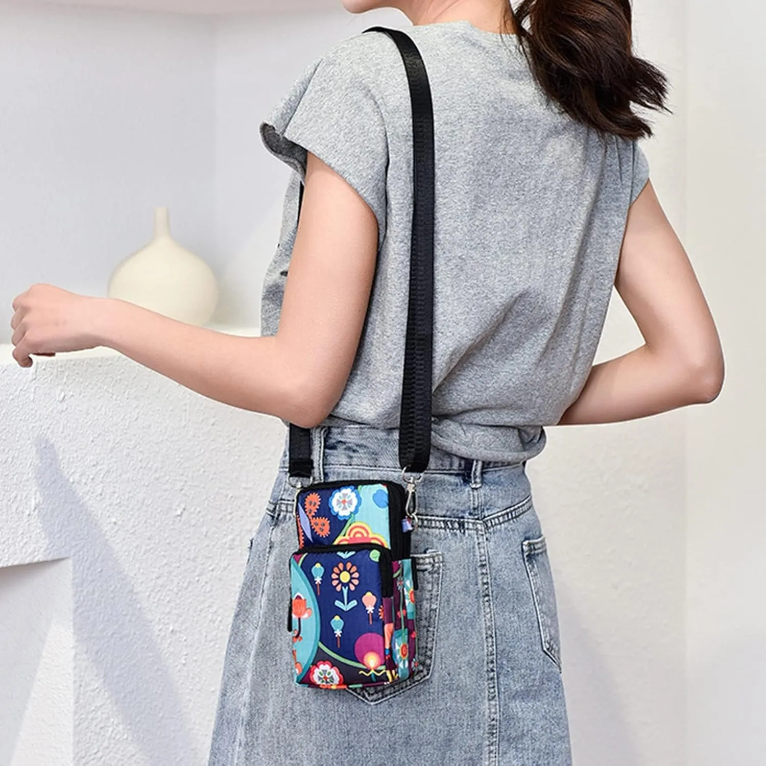 Fanny Packs for Women Cross Body Shoulder Bags with Zipper Pocket Adjustable Strap Backpack Diaper Bag(A)