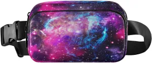 Fanny Packs for Women Men Space Galaxy Belt Bag Waist Pouch Packs Planets Universe Crossbody Bag Running Hiking Fanny Pack Gifts for Girls Boys