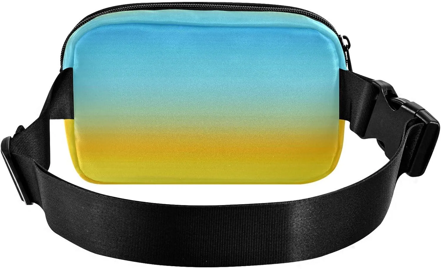 Fanny Packs for Women Men Turquoise Cyan Yellow Belt Bag Waist Pouch Packs Crossbody Bag Running Hiking Fanny Pack Gifts for Girls Boys