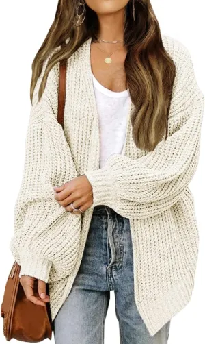 Febecool Jackets For Women Knitwear Solid Color Cardigan Flannel Jacket Raincoat Windproof Trench Coats
