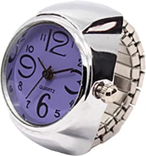 Finger Watch Rings for Women Men, Creative Elastic Round Quartz Finger Ring Watches for Mothers Day Teachers Day, Adjustable Clock Ring Graduation Gifts for Her Him