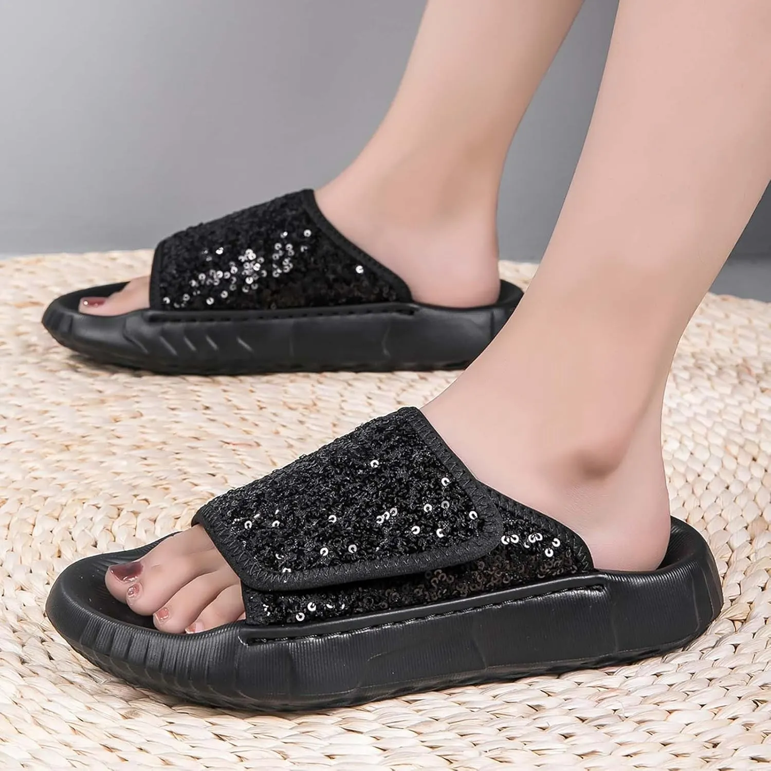 Flat Sandal Womens Dressy Women's Sandals Slide Sandals for Women Slingback Shoes Bohemian Dress Outdoor