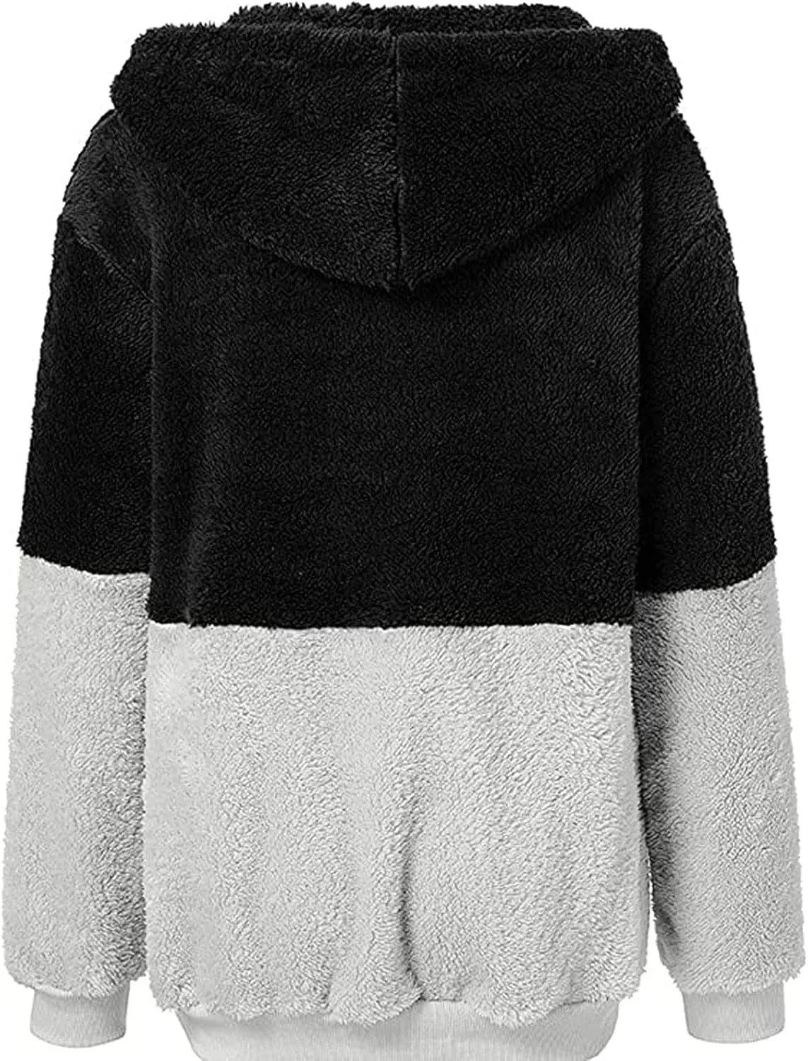 Fleece Hoodies for Girls Trendy Long Sleeve Sherpa Hooded Jacket Comfy Zip Up Winter Coat Warm Outfits for Teen Girls