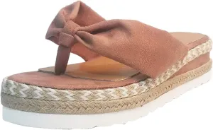 Flip Flops for Women Slip On Wedge Platform Sandals Casual Summer Open Toe on Vacation Beach Shoes Thong Slip-on Clip Non-Slip Slipper Comfortable Comfy Vintage Pluse Size Cute House Slippers